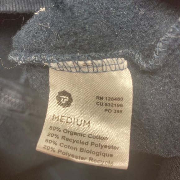 Pact organic blue full zip up hooded jacket medium - Picture 5 of 9